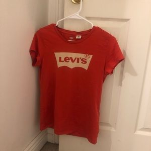 Red Levi’s top
